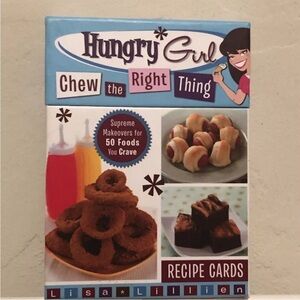 Hungry Girl Chew the Right Thing Recipe Cards Makeovers for 50 Foods You Crave